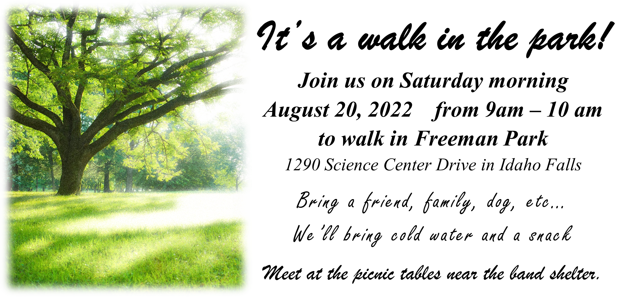 NAMI UV at Freeman Park